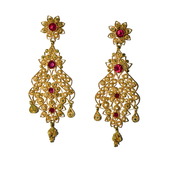 22k Yellow Gold Stud Earrings , Handmade Yellow Gold Earrings for Women,  Vintage Antique Design Indian Gold Earrings Jewelry - Etsy